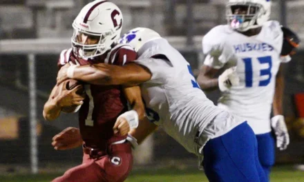 Centenary football Saturday night, September 9, 2023, against Louisiana Community Christian