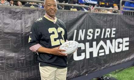 Shreveport’s Robert Jackson received the NFL Inspire Change Changemaker award.