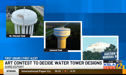 6 designs by 3 artists chosen as semifinalists for Shreveport water tower designs