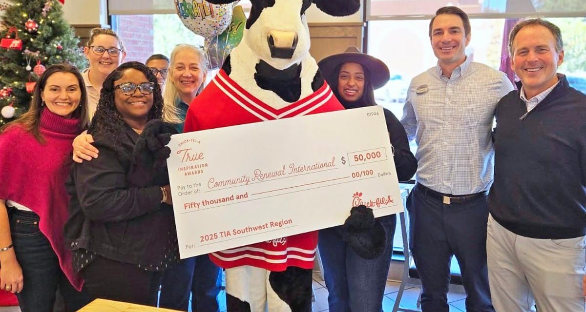 CRI Chosen For Chick-fil-A True Inspiration Award!